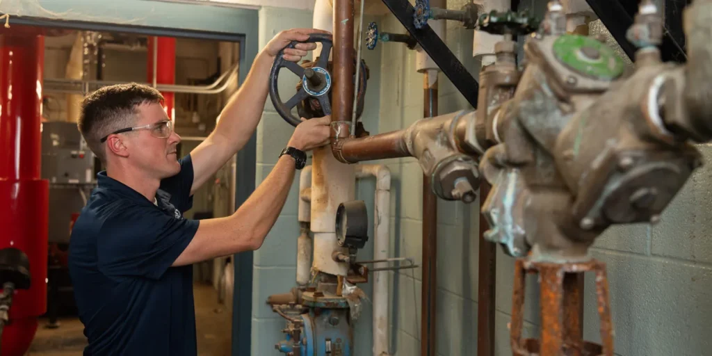 Professional commercial plumbing solutions in Manchester. We support shops, restaurants, and offices with routine maintenance and emergency plumbing services to keep businesses running without disruption.